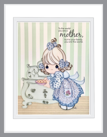 Precious Moments™ Quilling - Dear Mom (made-to-order)