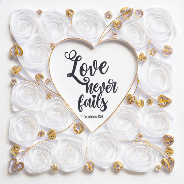 WJL Quilling - Golden Roses