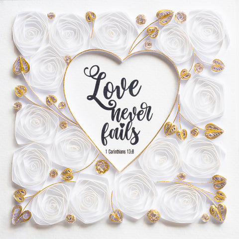 WJL Quilling - Golden Roses