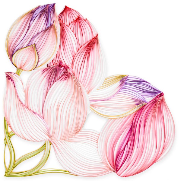 Quilling Artwork by Tina G. - Early Summer Lotus