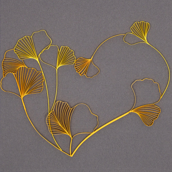 Quilling Artwork by Tina G. - Enduring love of Ginkgo biloba