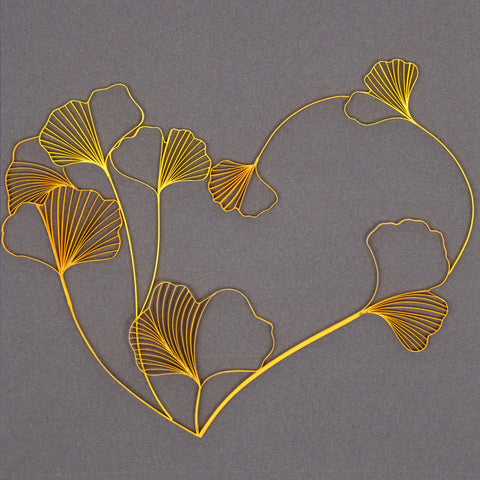 Quilling Artwork by Tina G. - Enduring love of Ginkgo biloba