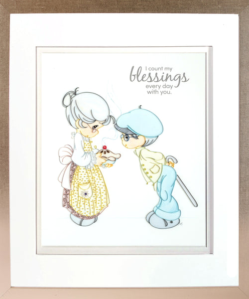 Precious Moments Quilling - I Count My Blessings Every Day (ready-to-give)
