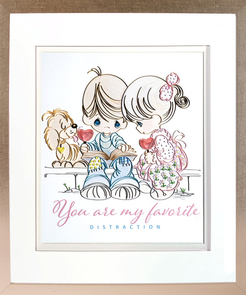 Precious Moments Quilling - Love is Sharing (ready-to-give)