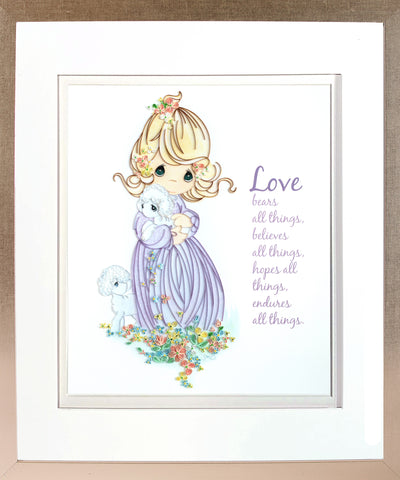 Precious Moments Quilling - Love Caring Girl
