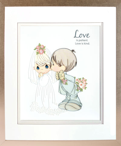 Precious Moments Quilling - Love Is Patient Couple (ready-to-give)